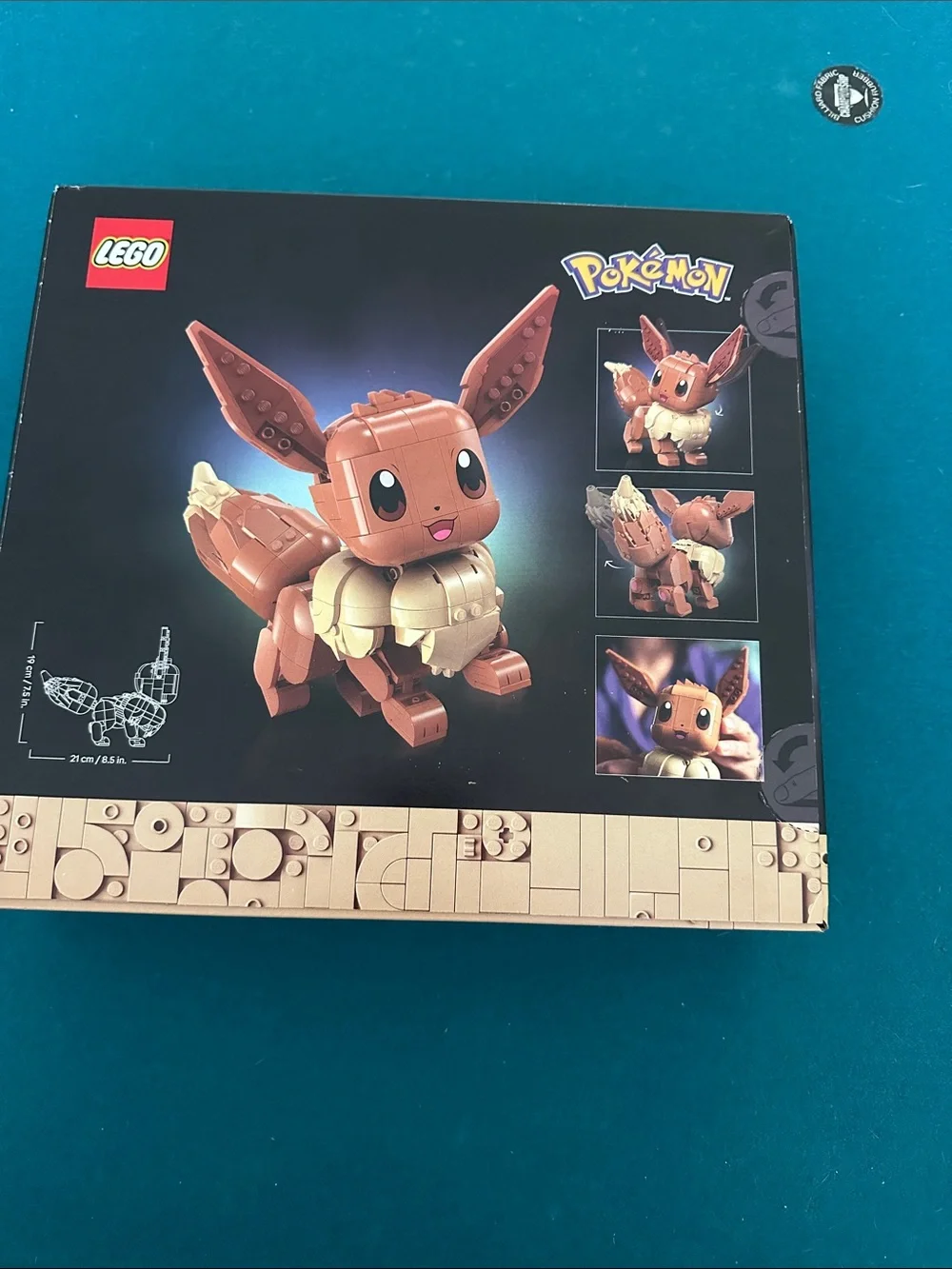 Lego Pokémon Eevee Buildable Figure - Brown and Cream